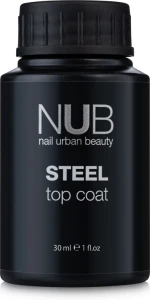 NUB Топ для гель-лака без липкого слоя Steel Top Coat