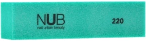 NUB Баф-пилка для ногтей, зеленая, 220