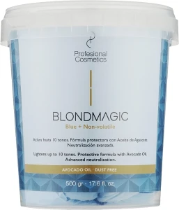 Profesional Cosmetics Пудра для осветления волос Blondmagic Blue + No-volatile