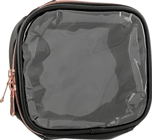 Inglot Дорожня косметичка Travel Makeup Bag Small Black & Rose Gold