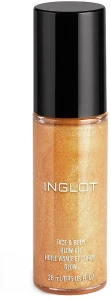 Inglot Сяйна олія для обличчя й тіла Face & Body Oil Glow