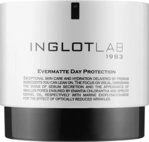 Inglot Матувальний денний захисний крем Lab Evermatte Day Protection Face Cream