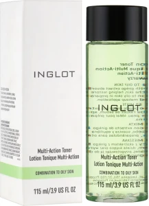 Inglot Тонік для комбінованої та жирної шкіри обличчя Multi-Action Toner Combination To Oil Skin
