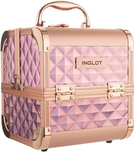 Inglot Косметический кейс Makeup Case Diamond Mini Rose Gold MB152M K107 9