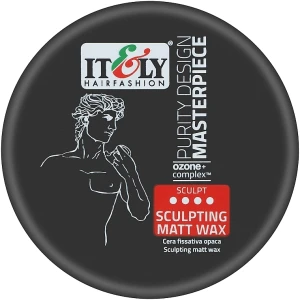 Itely Hairfashion Матовий віск для волосся екстрасильної фіксації Purity Design Masterpiece Sculpting Matt Wax