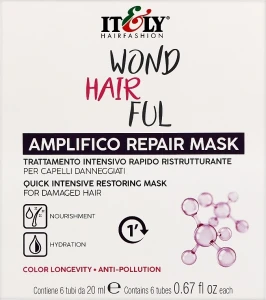 Itely Hairfashion Экспресс-маска для интенсивного восстановления волос WondHairFul Amplifico Revita Mask