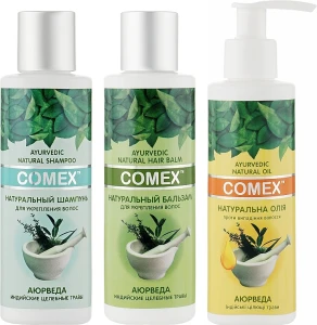 Comex Ayurvedic Natural Набір "Комплексний догляд за волоссям" (smh/150ml + balm/150ml + oil/150ml)