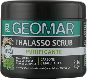 Geomar Талассо-скраб для тела "Морская соль и масло моринги" Thalasso Scrub Purificante