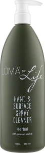 Loma Антисептик для рук і поверхонь з травами For Life Hand & Surface Spray Cleaner Herbal 75% Isopropyl Alcohol