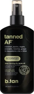 B.tan Масло для загара "Tanned AF" Intensifier Tanning Oil