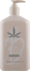 Молочко для тіла "Коа та солодкий мигдаль" - Hempz Koa & Sweet Almond Smoothing Herbal Body Moisturizer, 500 мл