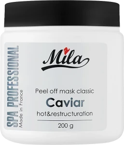 Mila Маска альгінатна класична порошкова "Екстракт чорної ікри" Hot Peel Off Mask With Caviar