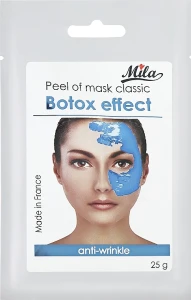 Mila Маска альгинатная классическая порошковая "С эффектом Ботокса" Mask Peel Off Anti-Wrinkles-Botox Effect
