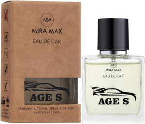 Mira Max Ароматизатор для авто Eau De Car Age S Perfume Natural Spray For Car Vaporisateur