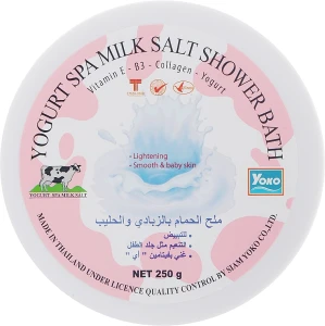 Yoko Скраб-сіль для душу з йогуртом TYogurt Spa Salt Shower Bath