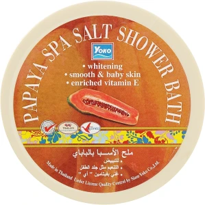 Yoko Скраб-сіль для душу з папаєю Papaya Spa Salt Shower Bath