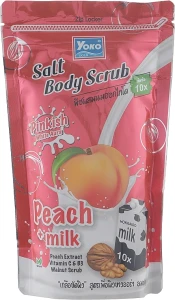 Yoko Скраб персиковый, для тела Gold Spa Peach Milk Salt Body Scrub