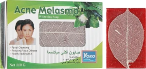 Yoko Мило для обличчя й тіла з трав'яною формулою Acne Melasma Whitening Soap
