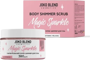 Joko Blend Скраб для тіла парфумований з шимером, рожевий Magic Sparkle Body Shimmer Scrub