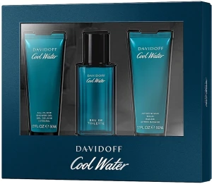 Davidoff Cool Water Набор (edt/40 ml + sh/gel/50 ml + ash/balm/50 ml)