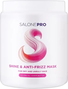 Unic Маска для блиску сухого та неслухняного волосся Salone Pro Shine & Anti-Frizz Mask