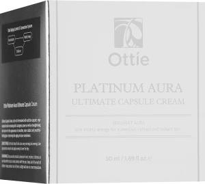 Ottie Крем для обличчя з платиною Platinum Aura Ultimate Capsule Cream
