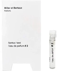 Miller et Bertaux Spiritus Парфюмированная вода (пробник)