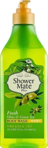 KeraSys РОЗПРОДАЖ Гель для душу "Оливки і зелений чай" Shower Mate Body Wash Fresh Olive & Green Tea *