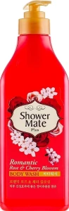 KeraSys УЦЕНКА Гель для душа "Роза и вишневый цвет" Shower Mate Body Wash Romantic Rose & Cherry Blossom *