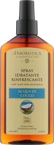 Athena's Зволожувальний спрей для обличчя, тіла і волосся Erboristica Coconut&Aloe Vera Spray