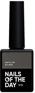 Nails Of The Day Матовий топ для гель-лаку без липкого шару Matte Top No Wipe