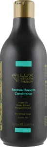 Кондиционер для гладкости волос с аргановым маслом, медом и экстрактом календулы - Lux Keratin Therapy Renewal Keratin, 1000 мл