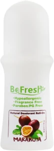 BeFresh Дезодорант роликовый женский с экстрактом маракуйи Organic Roll-On For Body