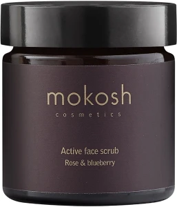 Mokosh Cosmetics Активный пилинг для лица "Роза с ягодой" Icon Active Rose & Blueberry Face Scrub