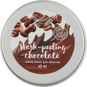Top Beauty Маска-пілінг для обличчя шоколадна з ліфтинговим ефектом Mask - peeling Chocolate