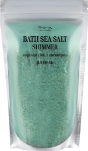 Top Beauty Соль морская с шиммером для ванны "Ваниль" Bath Salt