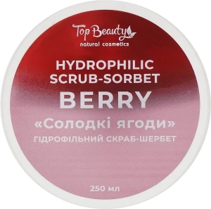 Top Beauty Гідрофільний скраб-шербет для тіла "Солодкі ягоди" Hydrophilic Scrub Sorbet