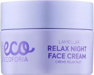 Ecoforia Нічний крем для обличчя Lavender Clouds Lamellar Relax Night Face Cream