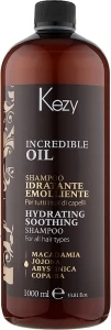 Kezy Шампунь увлажняющий и разглаживающий для волос Incredible Oil Hydrating Shampoo