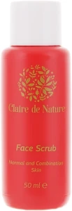 Claire de Nature Скраб для нормальної і комбінованої шкіри Face Scrub For Normal and Combination Skin