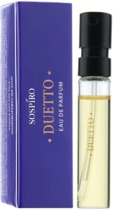 Sospiro Perfumes Duetto Парфюмированная вода (пробник)