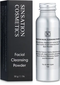 Sinsation Cosmetics УЦІНКА! Очищувальна пілінг-пудра для обличчя Facial Cleansing Powder *