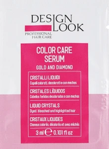 Design Look Рідкі кристали для захисту кольору фарбованого волосся Color Care (пробник)