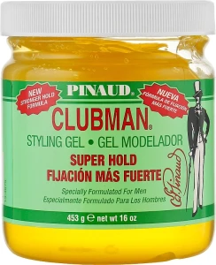 Clubman Pinaud Гель для укладки супер-фиксации Clubman Super Hold Styling Gel