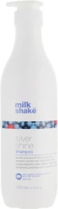 Шампунь для світлого волосся - Milk Shake Silver Shine Shampoo, 1000 мл