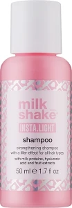 Milk Shake Зміцнювальний шампунь з ефектом наповнювача для всіх типів волосся Insta.Light Shampoo