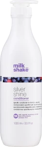Кондиціонер для освітленого і сивого волосся - Milk Shake Silver Shine Conditioner, 1000 мл