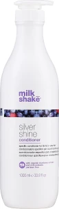 Кондиционер для осветленных и седых волос - Milk Shake Silver Shine Conditioner, 1000 мл