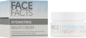 Нічний крем для обличчя - Face Facts Hydrating Night Cream, 50 мл