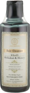 Khadi Natural Натуральный травяной шампунь "Шикакай и мед" Ayurvedic Shikakai & Honey Hair Cleanser